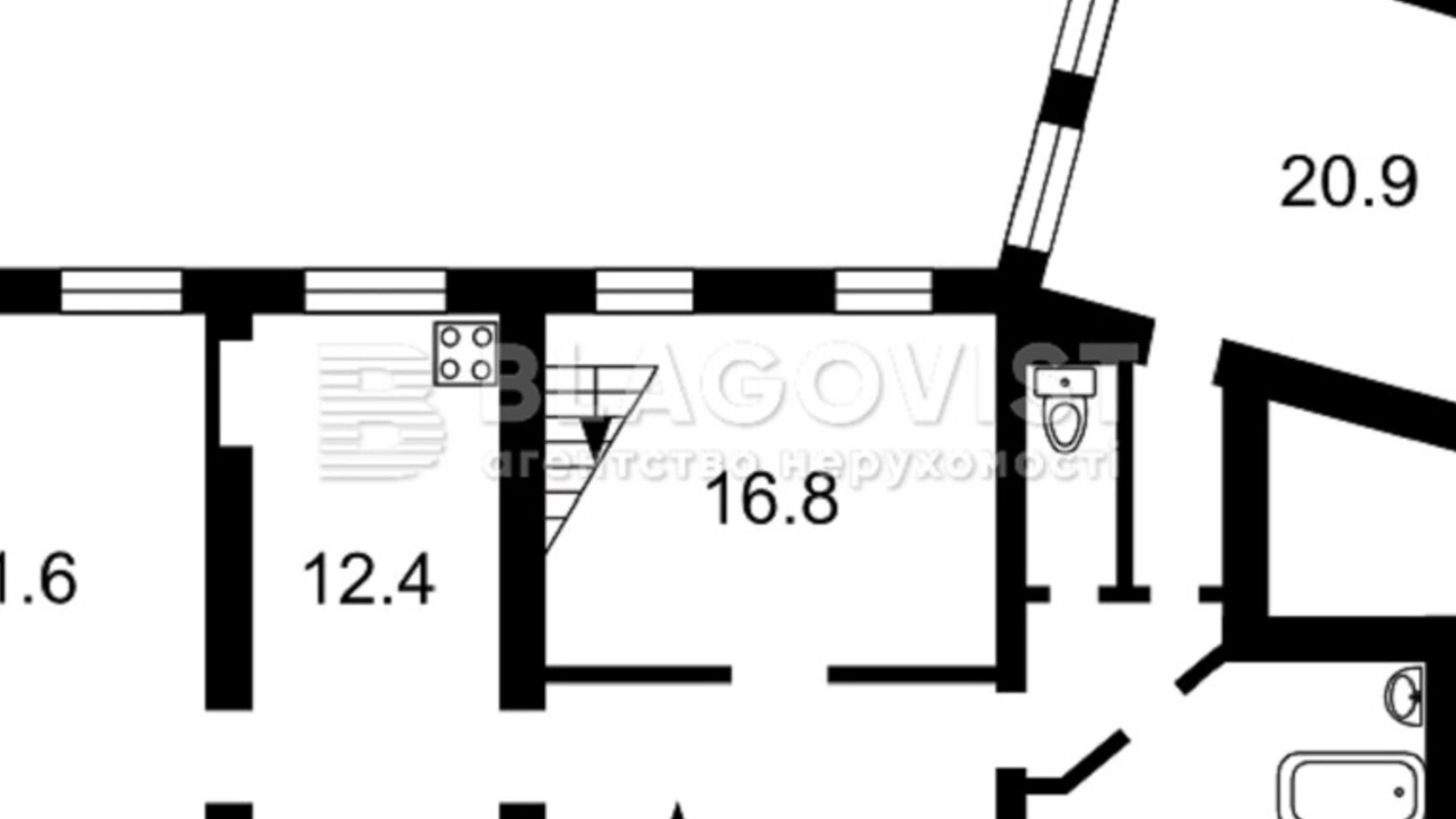 Продается 3-комнатная квартира 110 кв. м в Киеве, ул. Ольгинская, 2/1