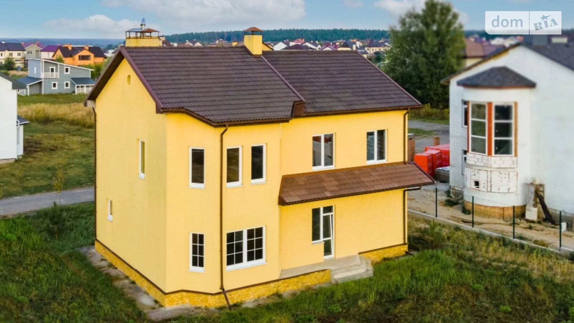 Продается дом на 2 этажа 193 кв. м с камином, Березівська