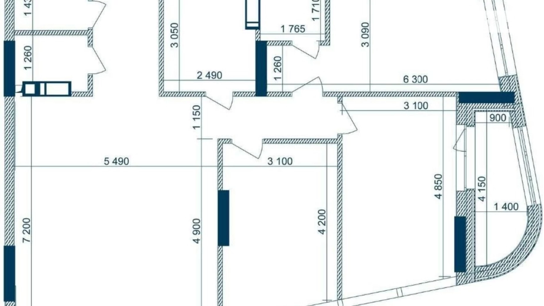 Продается 3-комнатная квартира 112 кв. м в Киеве, ул. Евгения Сверстюка, 54