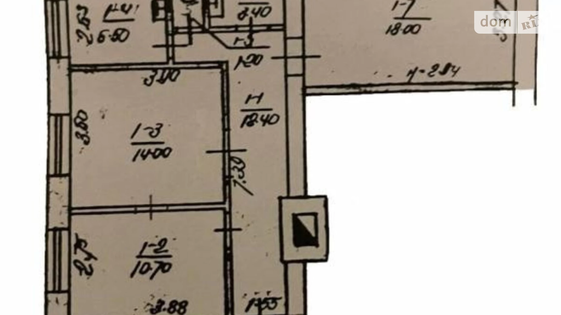 Продается 3-комнатная квартира 66 кв. м в Киеве, бул. Николая Михновского(Дружбы Народов), 18/7