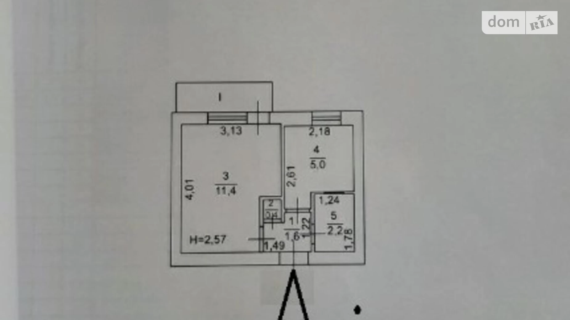 Продается 1-комнатная квартира 22 кв. м в Одессе, ул. Академика Королева