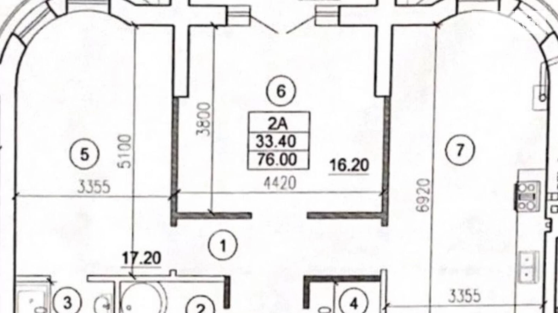 Продается 2-комнатная квартира 76 кв. м в Одессе, ул. Бориса Литвака, 9