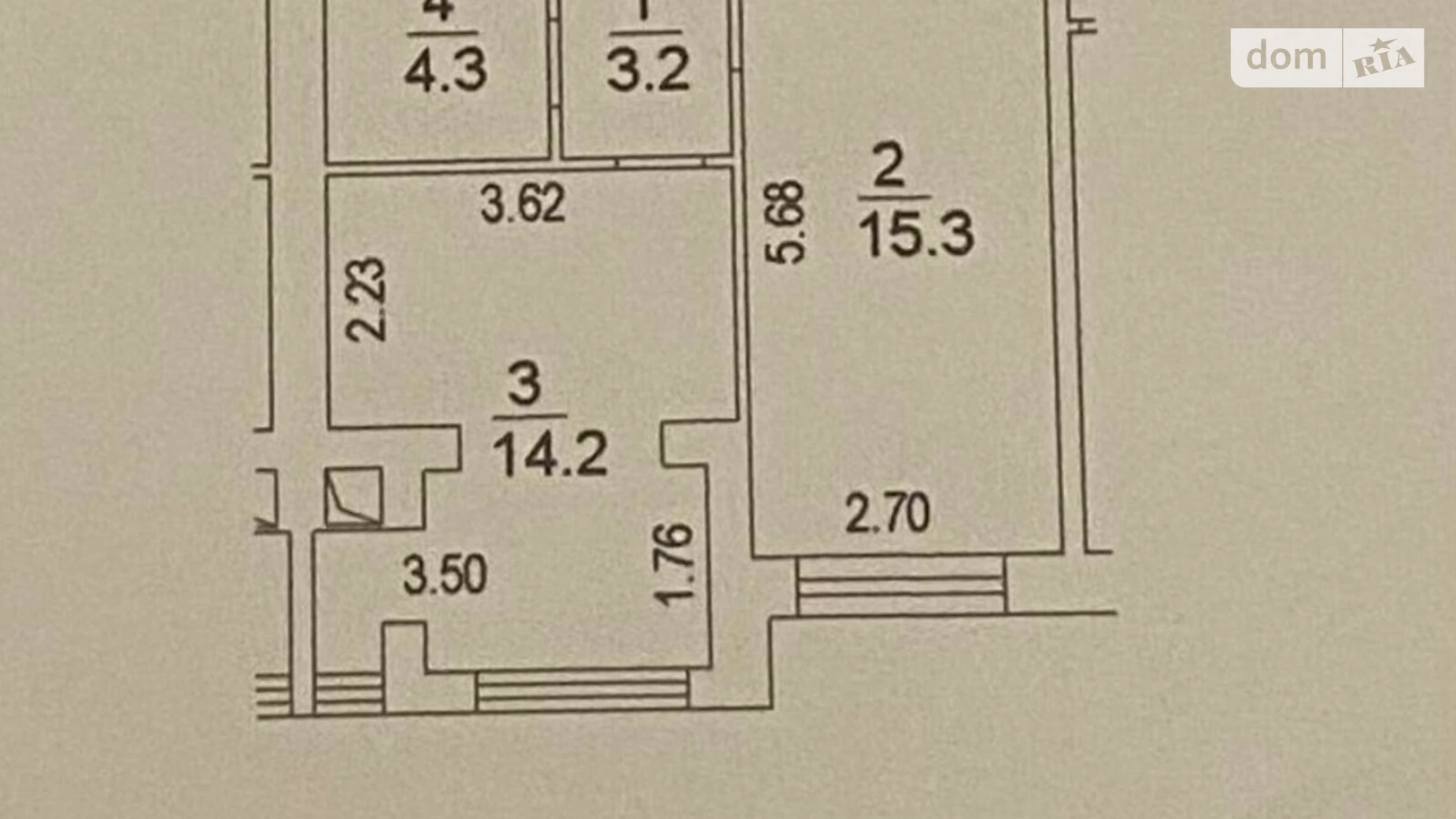 Продается 1-комнатная квартира 37 кв. м в Софиевской Борщаговке, просп. Героев Небесной Сотни