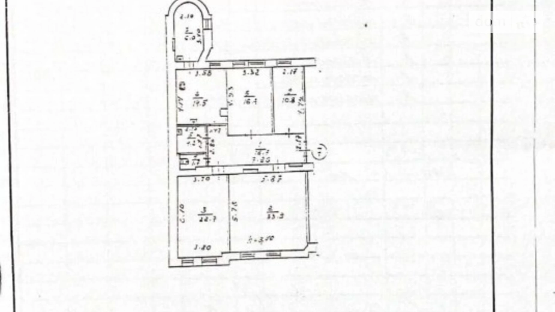 Продается 3-комнатная квартира 127 кв. м в Днепре, ул. Фабра Андрея, 13