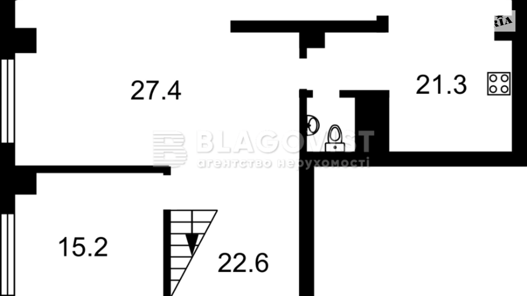 Продается 4-комнатная квартира 230 кв. м в Киеве, ул. Антоновича(Горького), 72