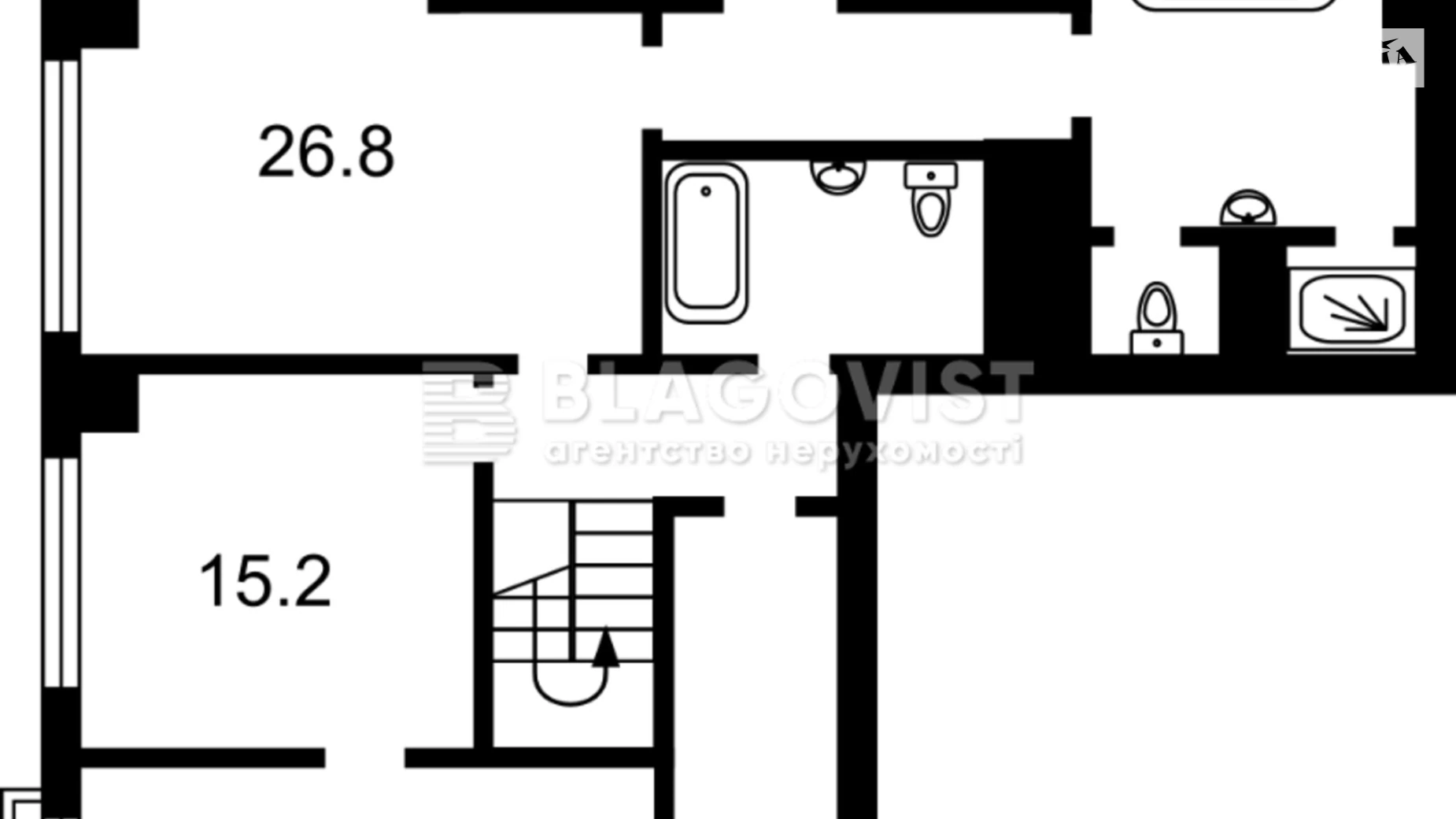 Продается 4-комнатная квартира 230 кв. м в Киеве, ул. Антоновича(Горького), 72