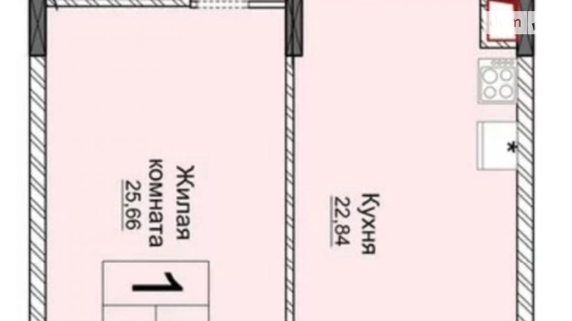 Продается 1-комнатная квартира 63 кв. м в Киеве, ул. Андрея Верхогляда(Драгомирова), 15 - фото 3