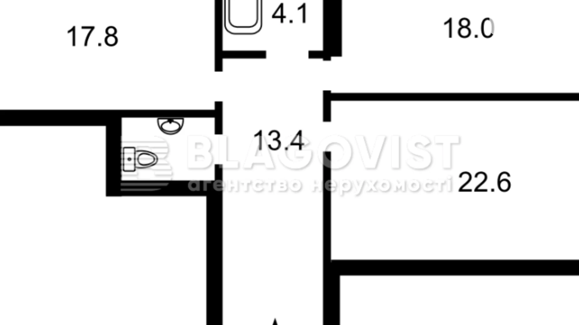 Продается 2-комнатная квартира 81.8 кв. м в Киеве, ул. Метрологическая, 25