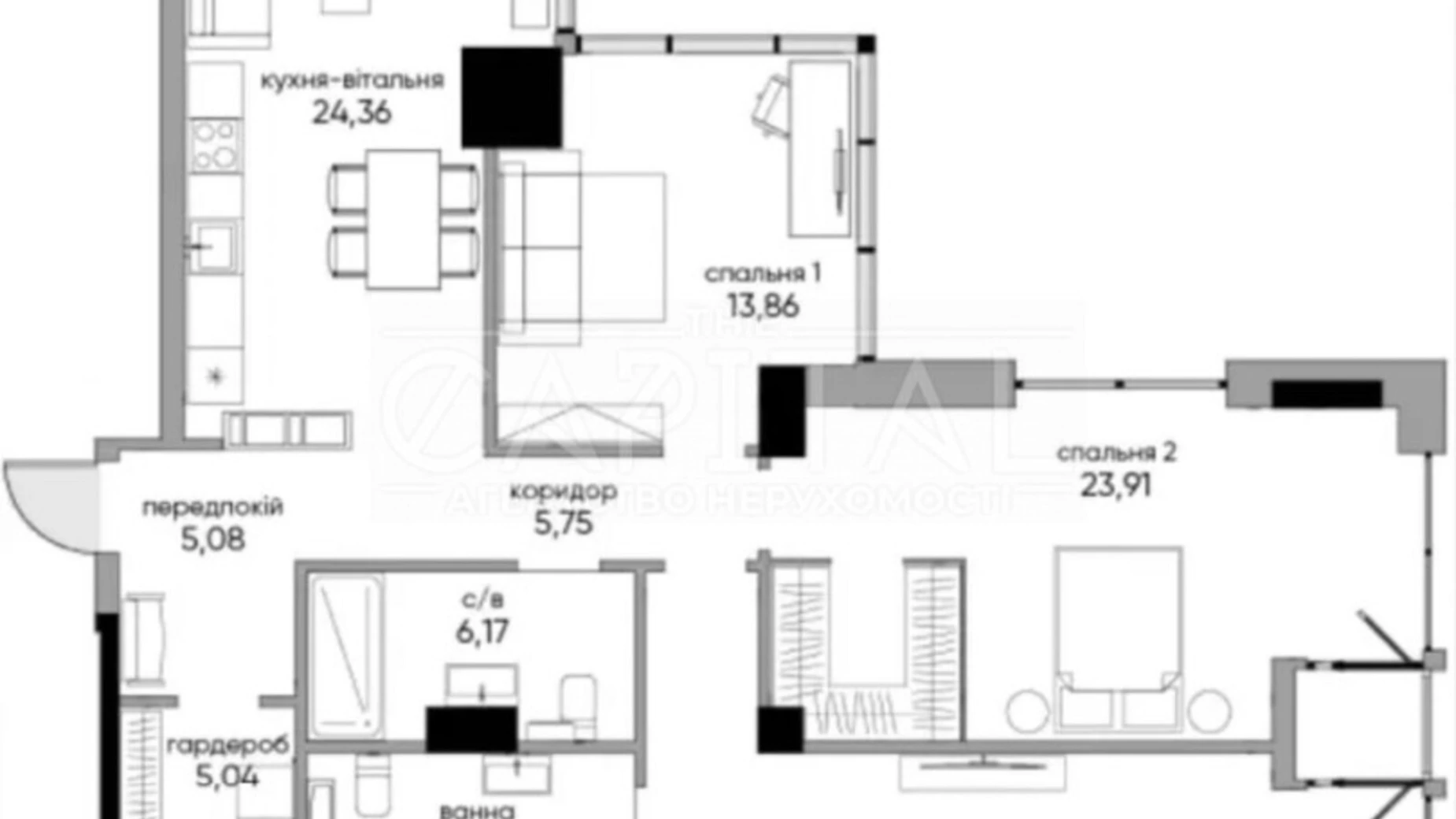 Продается 4-комнатная квартира 117 кв. м в Киеве, ул. Антоновича(Горького), 136