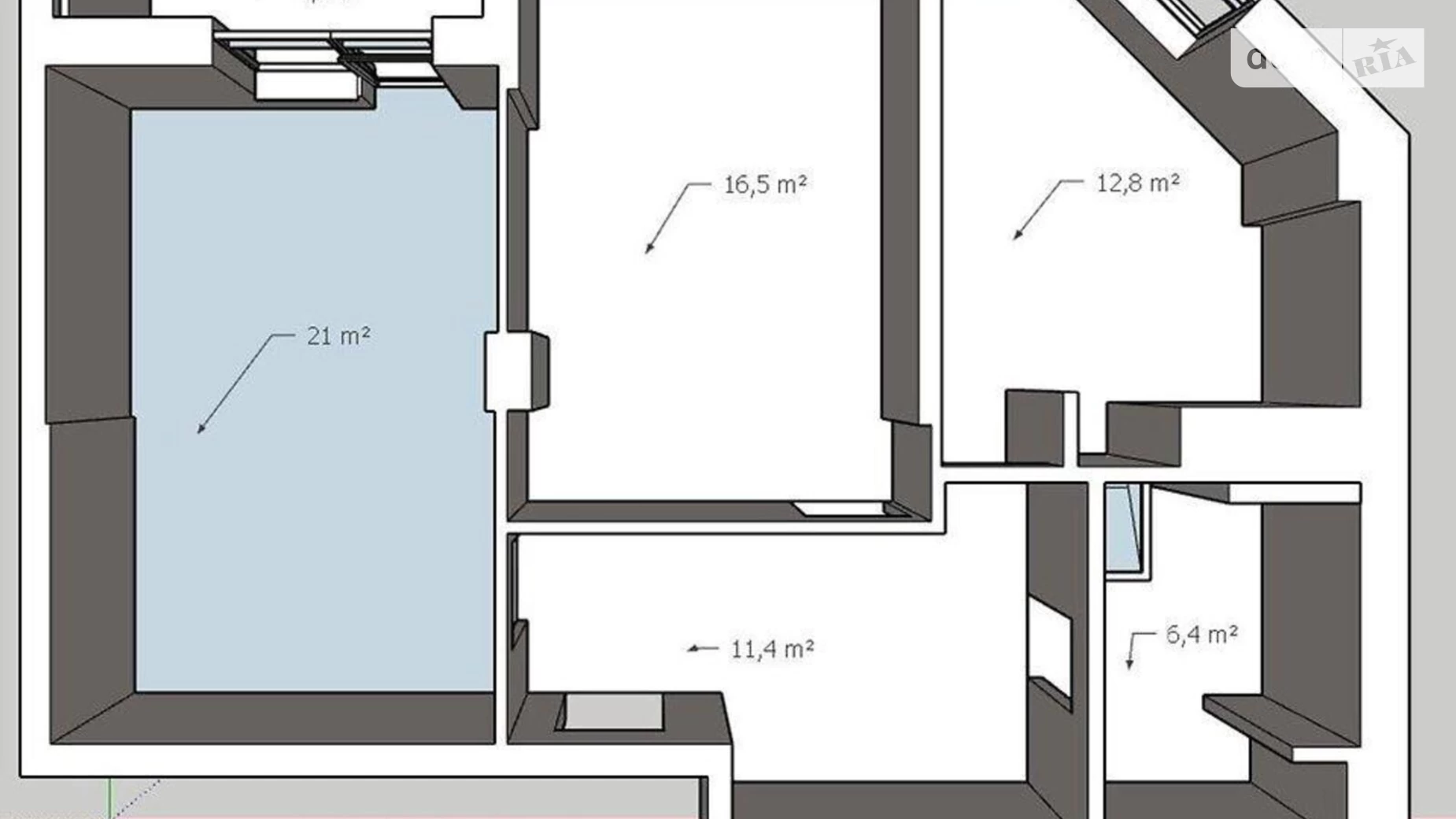 Продается 2-комнатная квартира 73 кв. м в Одессе, Овидиопольская дор., 3/2