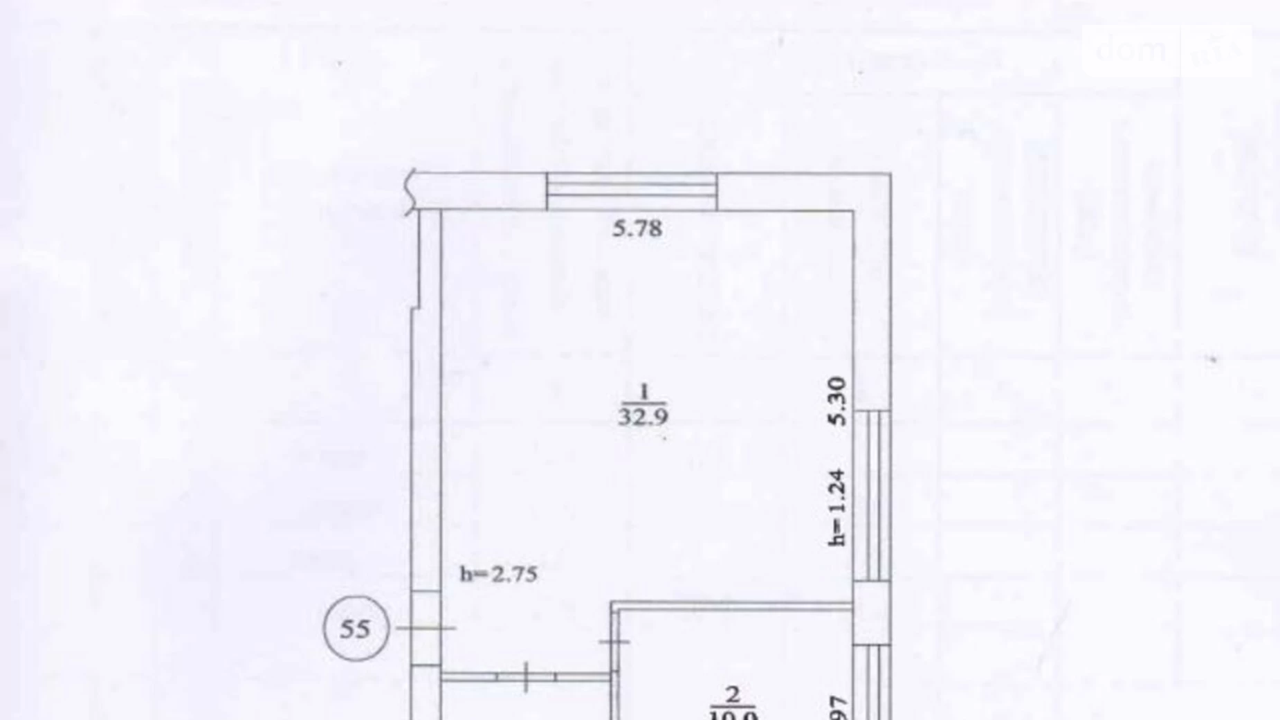 Продається 1-кімнатна квартира 47.5 кв. м у Дніпрі, вул. Космонавтів, 7