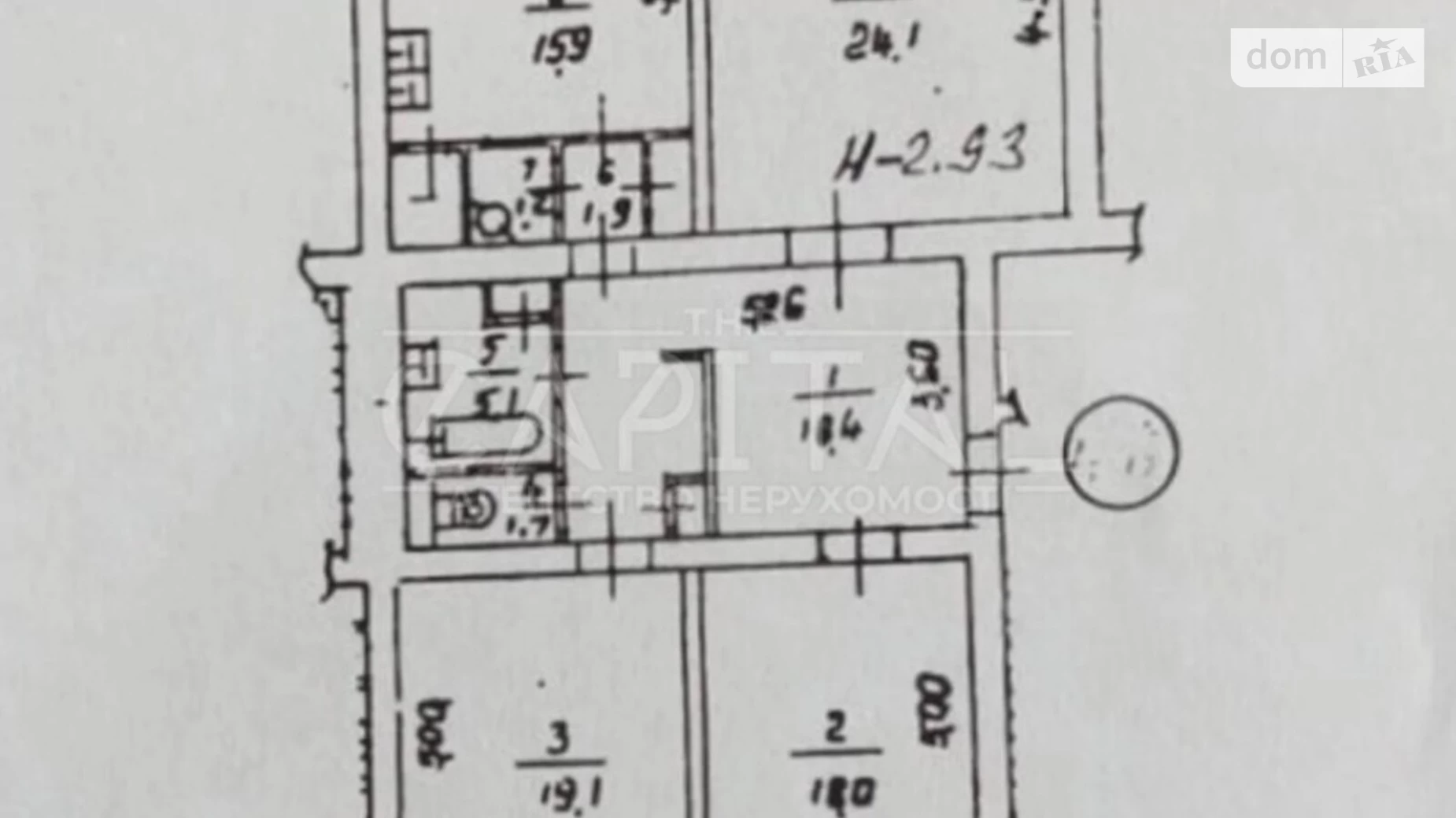 Продається 3-кімнатна квартира 115 кв. м у Києві, пров. Виноградний, 4