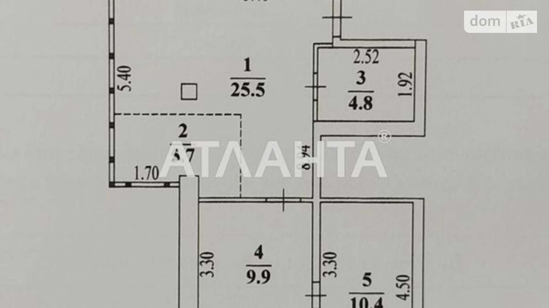 Продається 2-кімнатна квартира 59.6 кв. м у Одесі, Фонтанська дор., 153/18