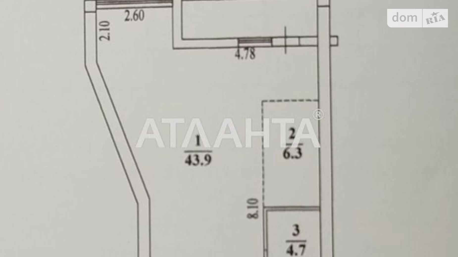 Продається 2-кімнатна квартира 60.8 кв. м у Одесі, Фонтанська дор., 153/18