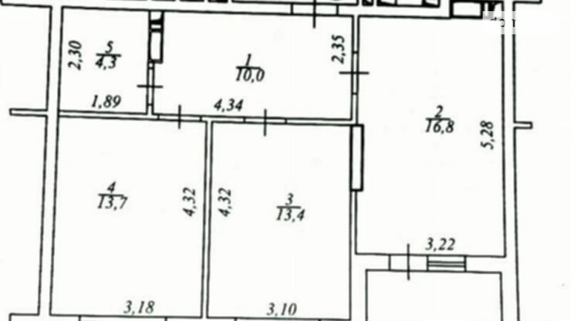 Продается 2-комнатная квартира 62 кв. м в Киеве, ул. Ревуцкого, 40 - фото 4