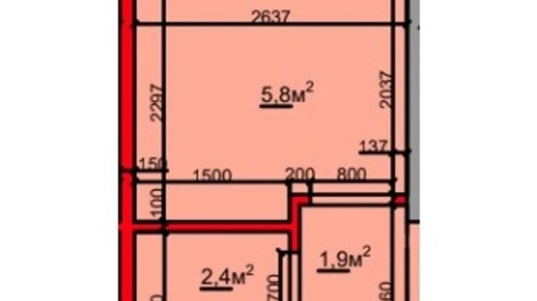 Продается 1-комнатная квартира 21 кв. м в Одессе, ул. Бугаевская, 37В