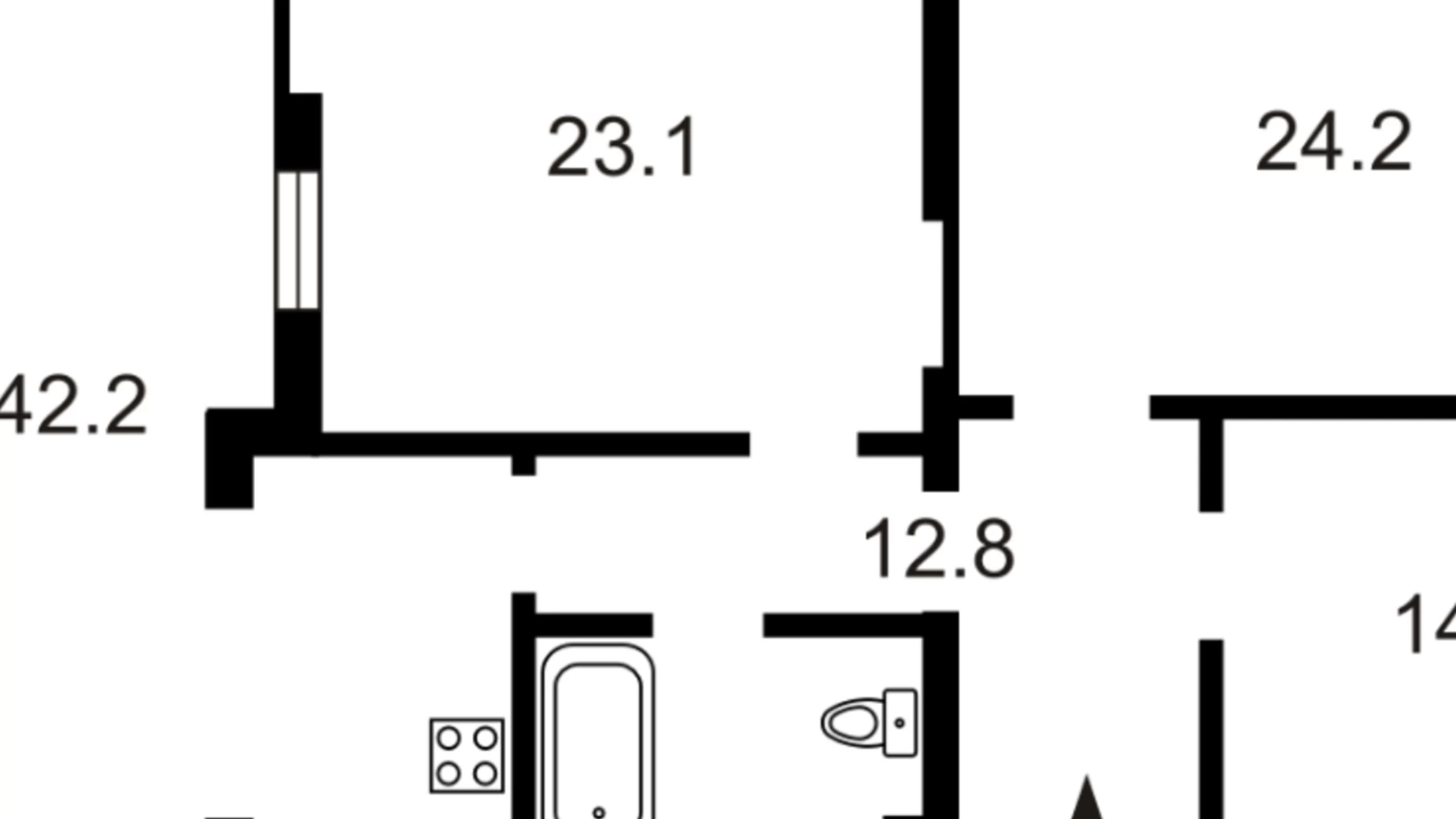 Продается 3-комнатная квартира 126 кв. м в Киеве, ул. Саксаганского, 29