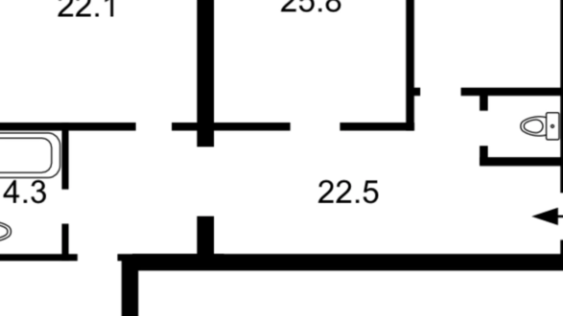 Продается 3-комнатная квартира 116 кв. м в Киеве, ул. Ломоносова, 58