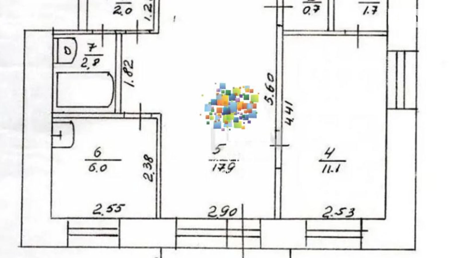 Продается 2-комнатная квартира 45 кв. м в Киеве, ул. Борщаговская, 202