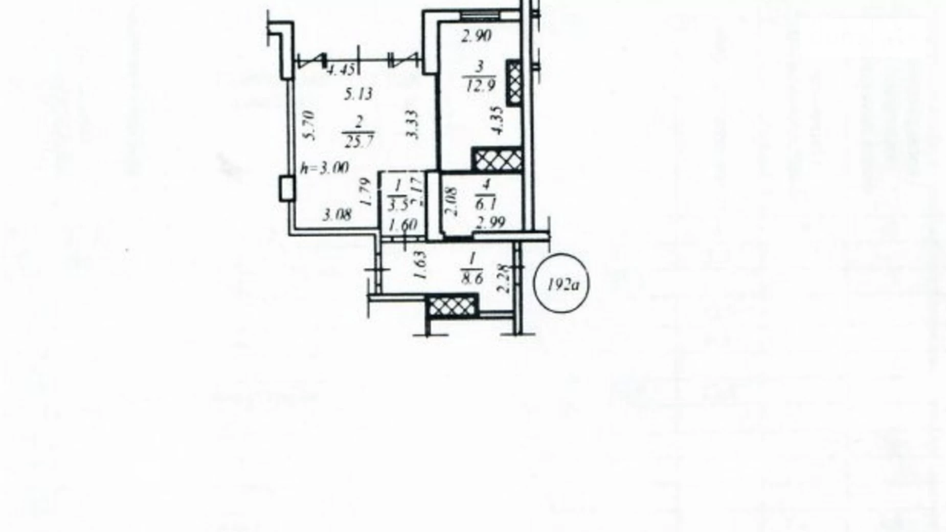 Продается 1-комнатная квартира 48.2 кв. м в Днепре, просп. Поля Александра, 16 - фото 2