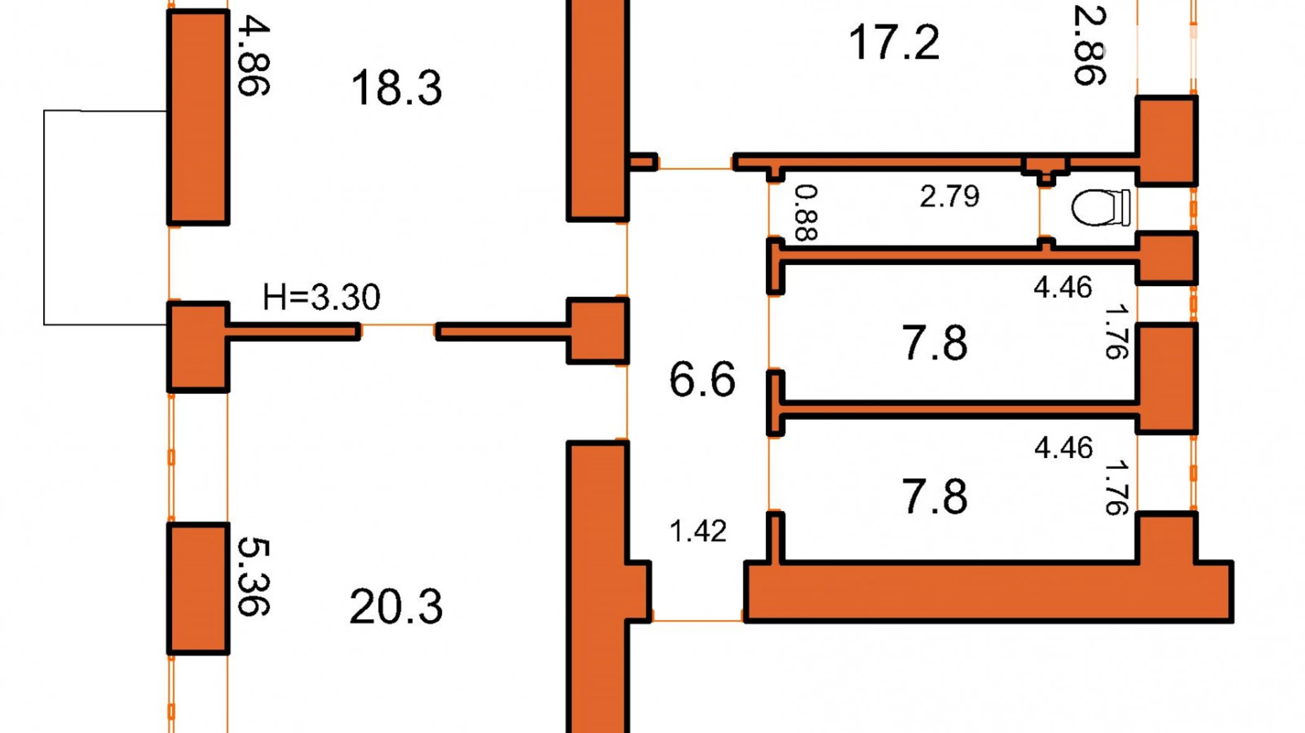 Продается 3-комнатная квартира 85 кв. м в Харькове, ул. Кандаурова, 3 - фото 2