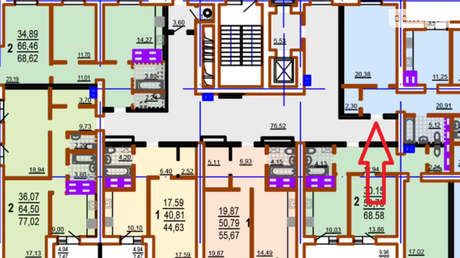 Продается 3-комнатная квартира 104 кв. м в Харькове, ул. Шекспира, 13