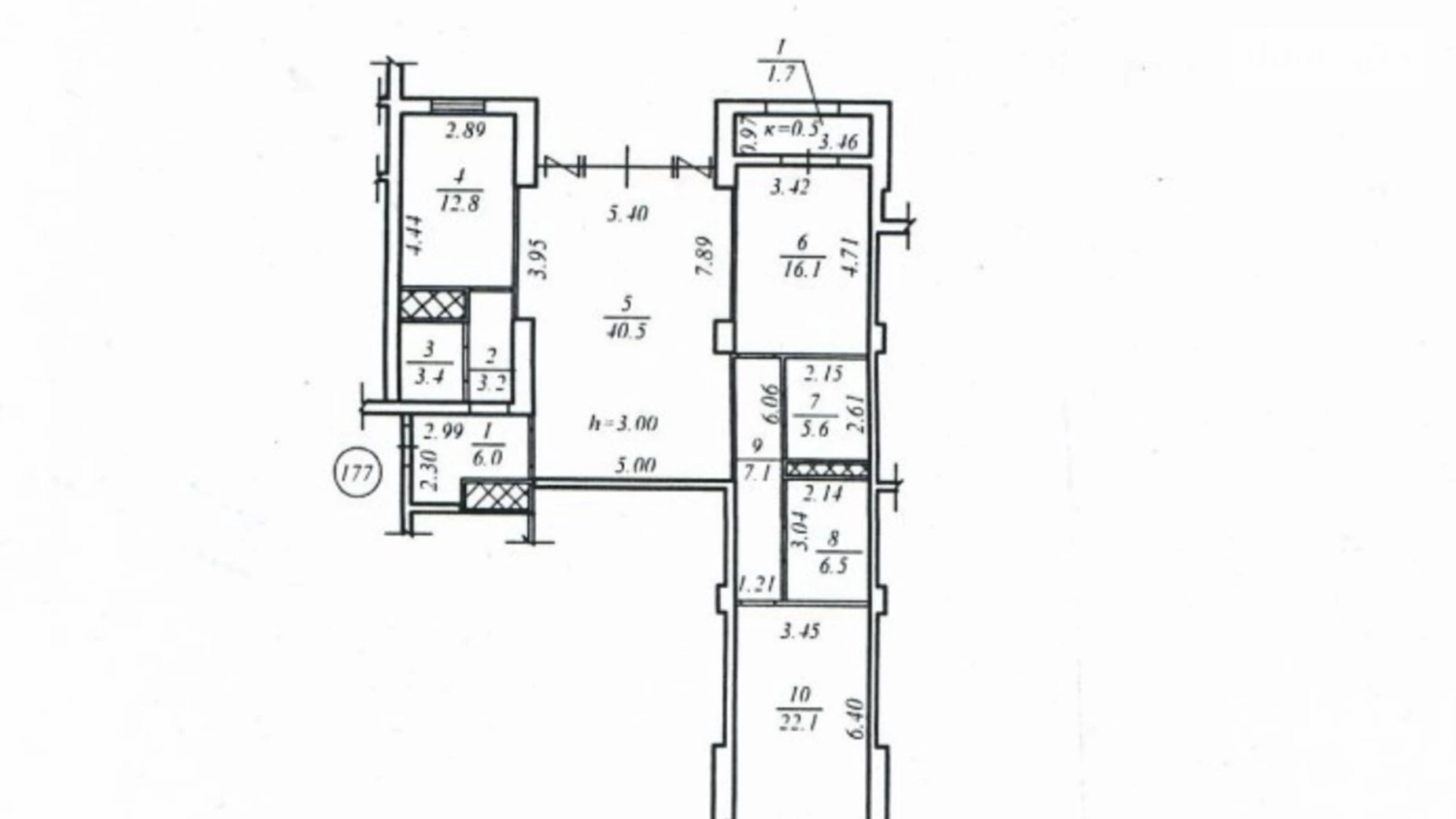 Продается 3-комнатная квартира 125 кв. м в Днепре, просп. Поля Александра, 16