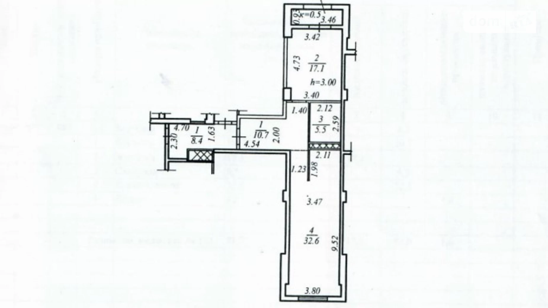 Продается 2-комнатная квартира 72 кв. м в Днепре, просп. Поля Александра, 16