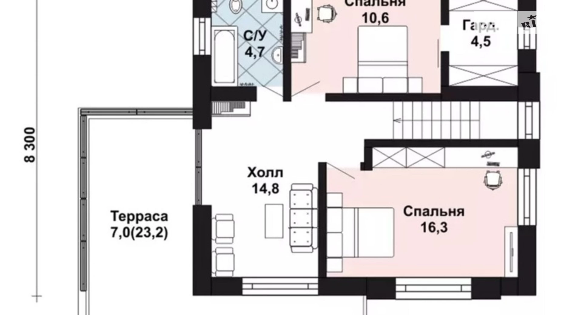 пер. Ананасовый Молодежное, цена: 15300 $ - фото 2