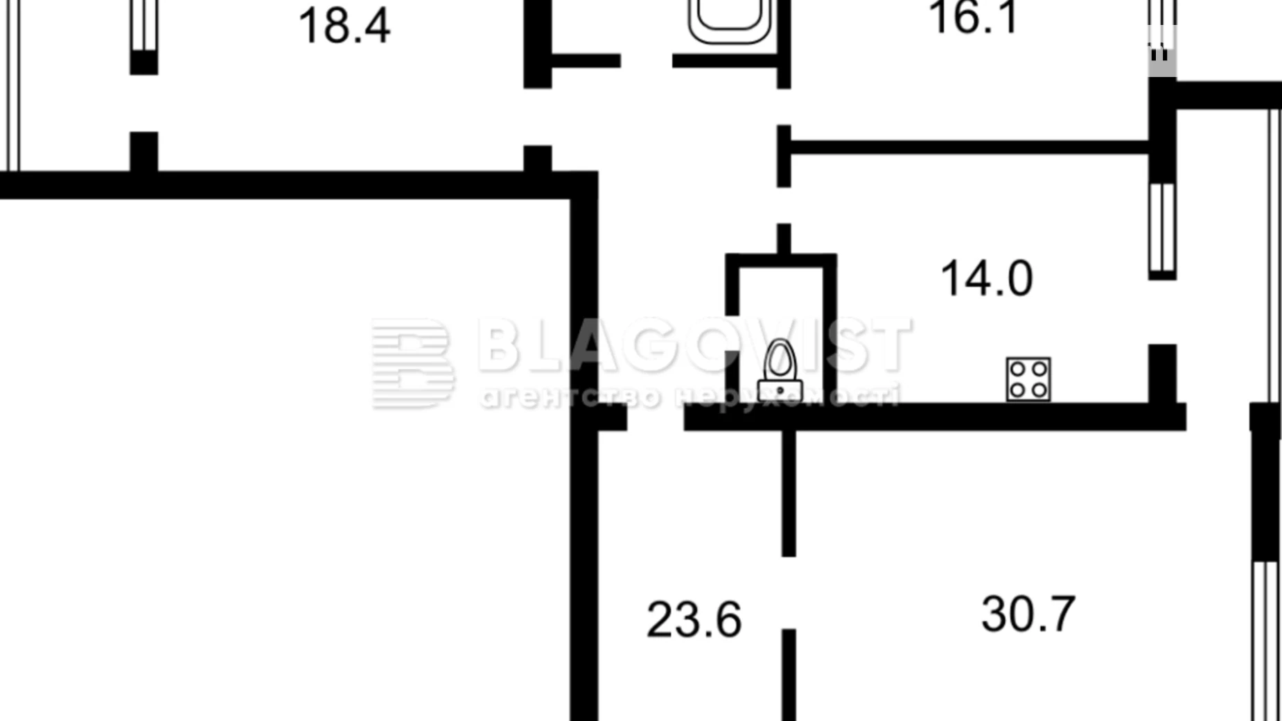 Продается 4-комнатная квартира 122 кв. м в Киеве, просп. Владимира Ивасюка, 4