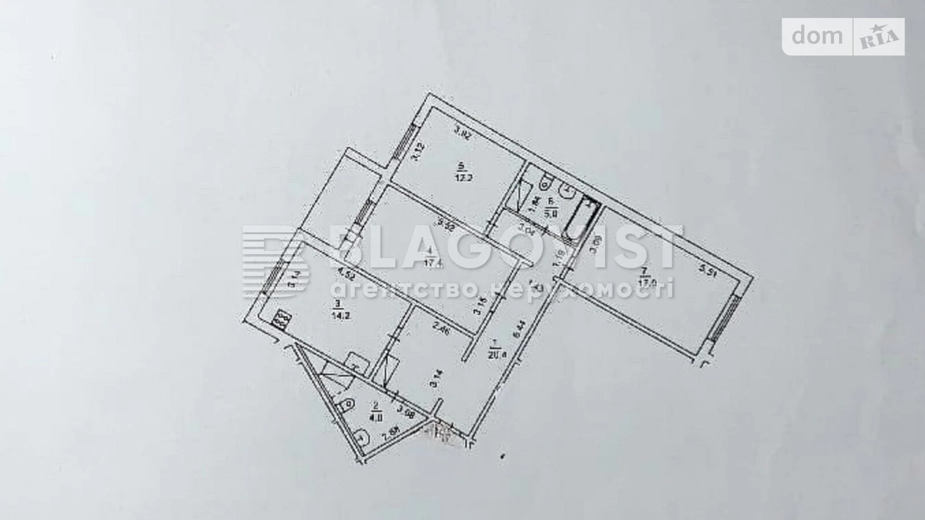 Продается 3-комнатная квартира 94 кв. м в Киеве, ул. Чавдар Елизаветы, 22