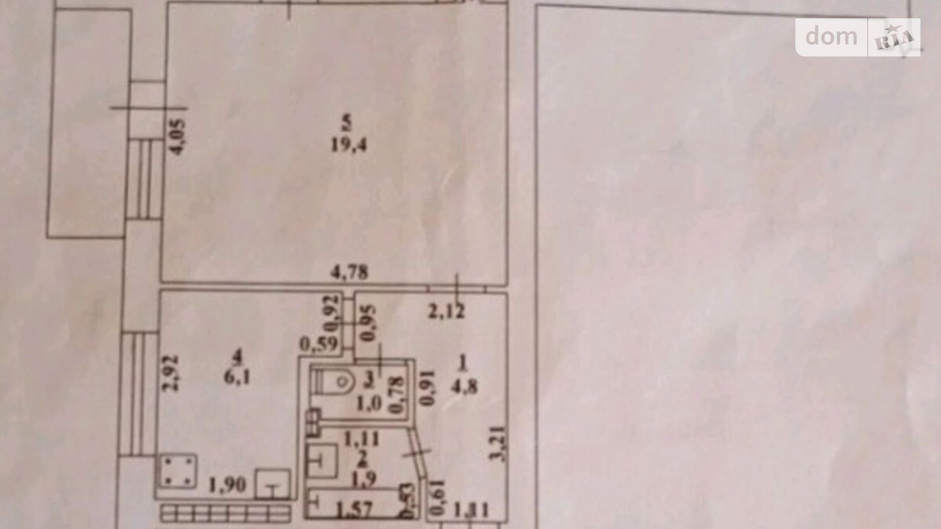 Продається 3-кімнатна квартира 64 кв. м у Одесі, вул. Іцхака Рабіна