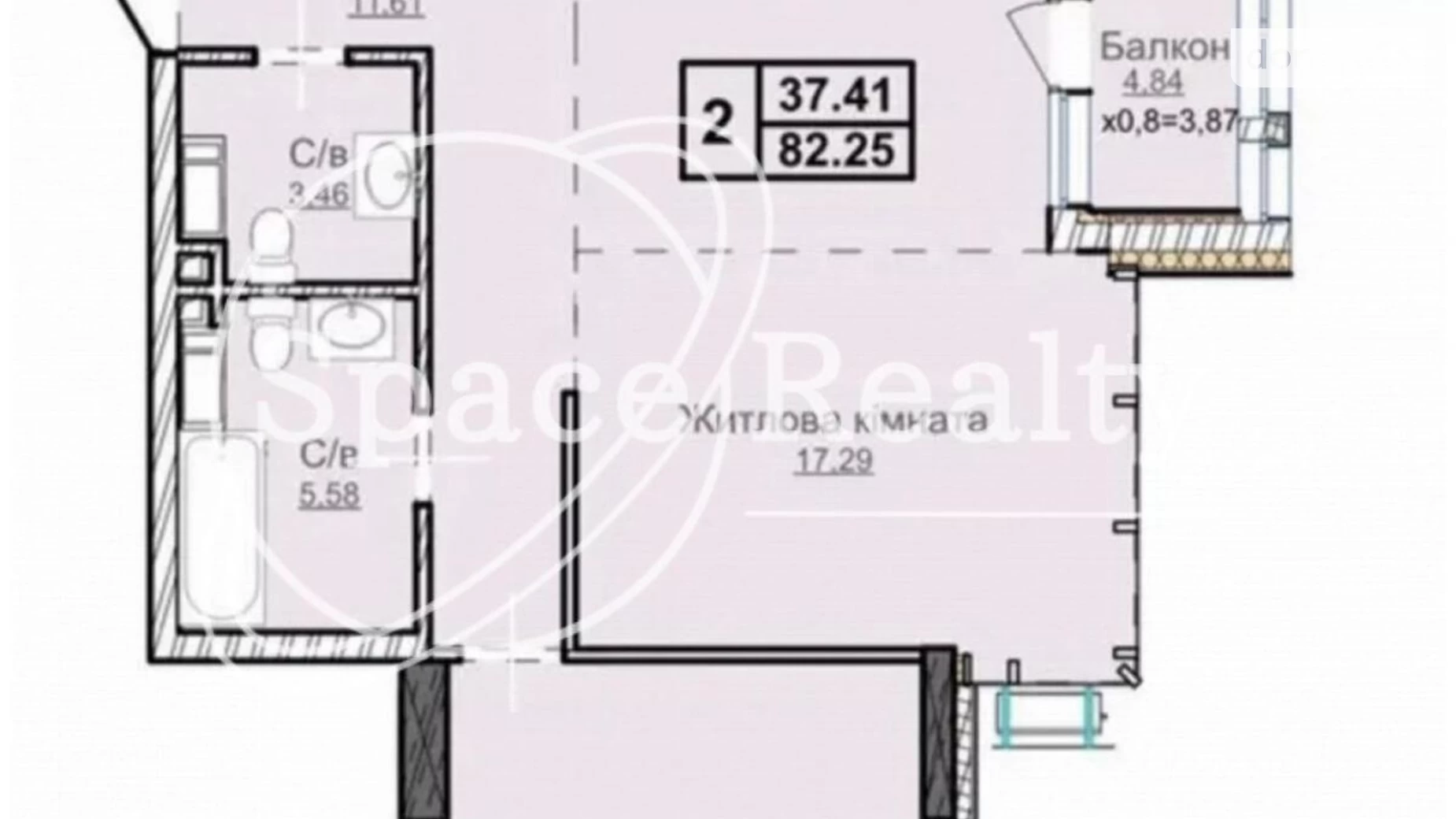 Продается 3-комнатная квартира 82 кв. м в Киеве, ул. Андрея Верхогляда(Драгомирова), 1-20А - фото 5