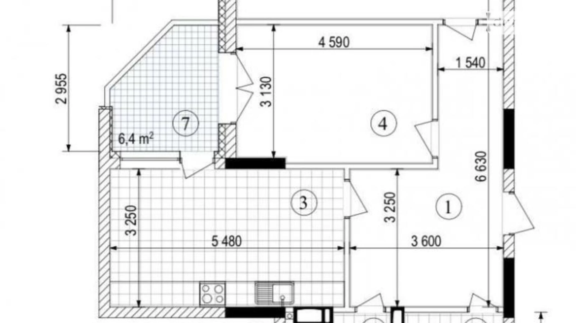 Продається 2-кімнатна квартира 80 кв. м у Києві, вул. Золотоустівська, 25А