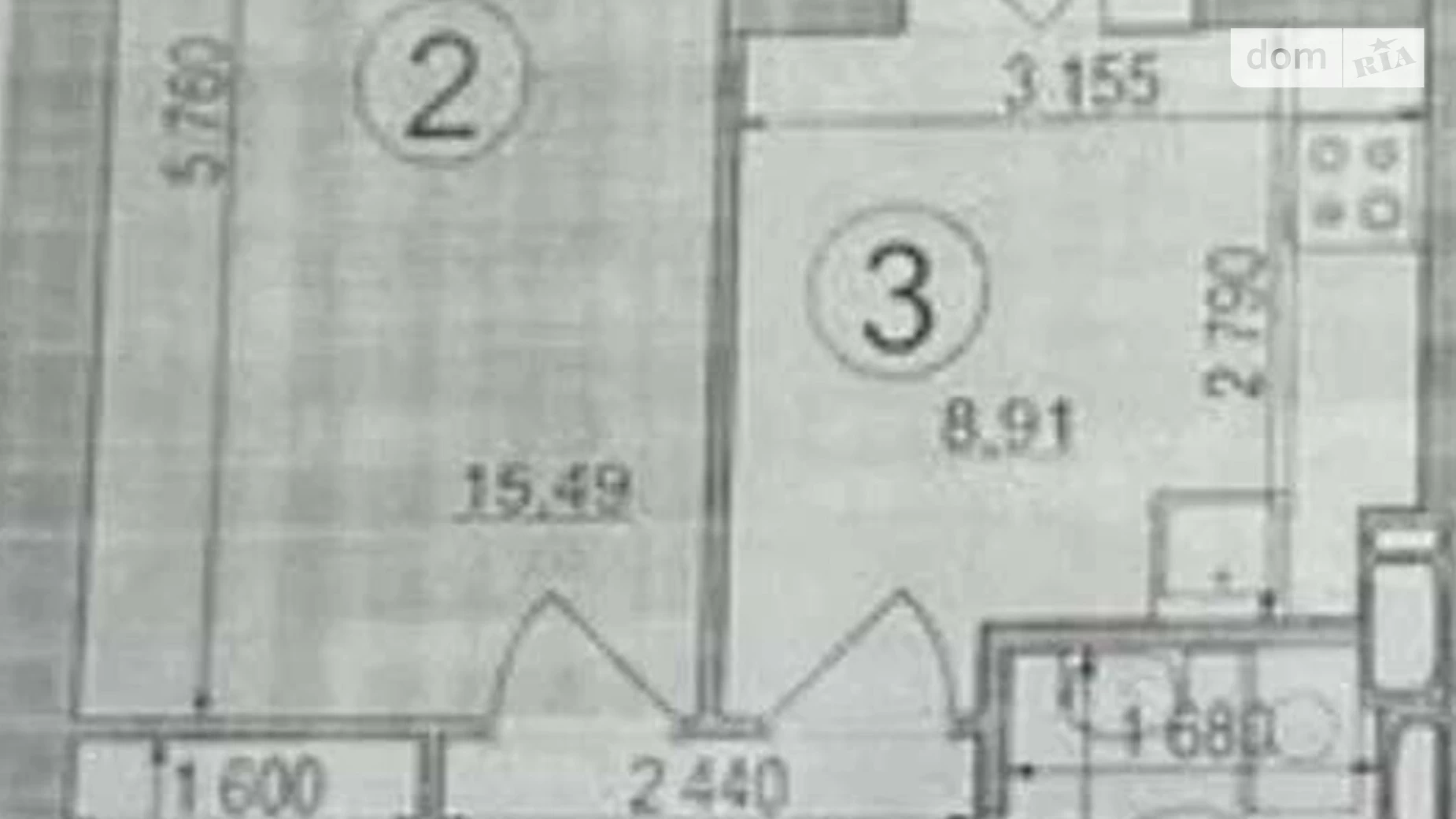 Продається 1-кімнатна квартира 38 кв. м у Києві, вул. Бориспільська, 18