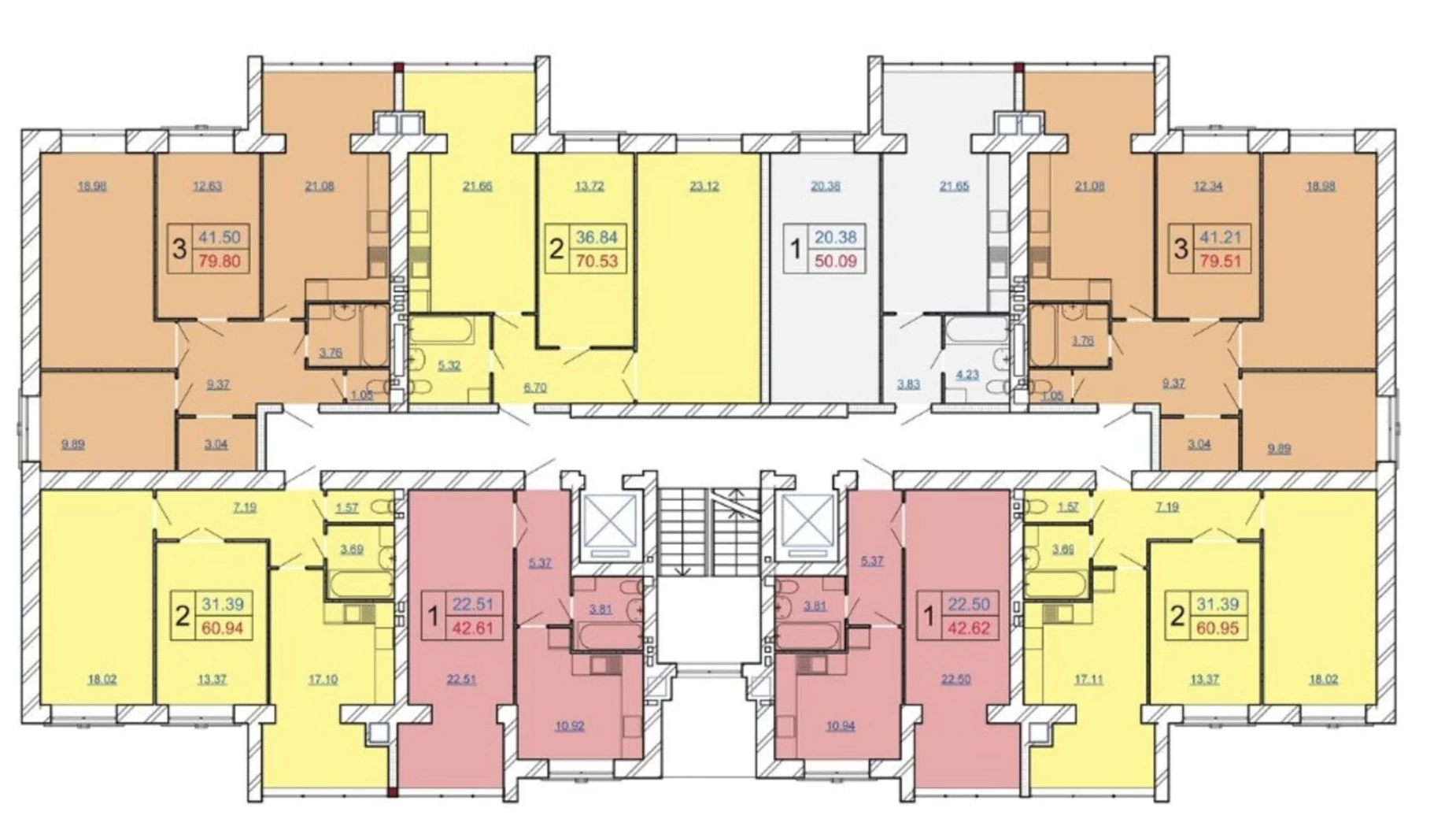 Продается 1-комнатная квартира 43 кв. м в Хмельницком, ул. Сечевых Стрельцов - фото 2