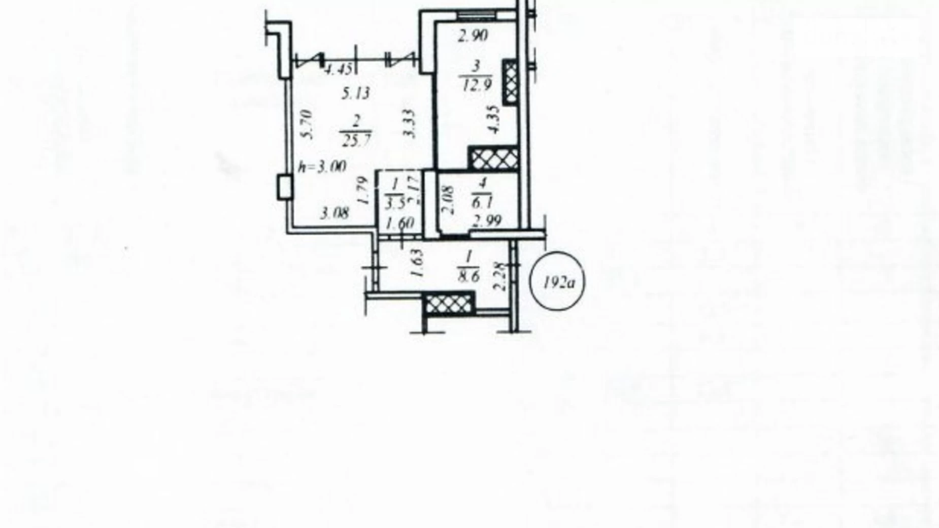 Продається 1-кімнатна квартира 48.2 кв. м у Дніпрі, просп. Поля Олександра, 16