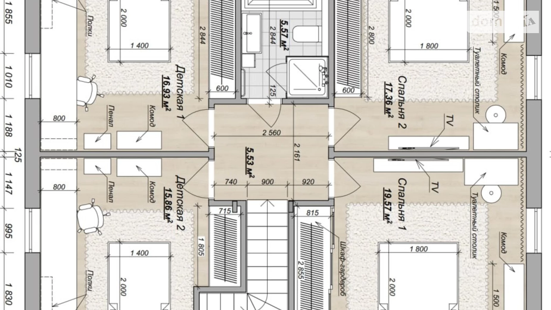 Продается одноэтажный дом 80.1 кв. м с террасой, цена: 80000 $ - фото 2