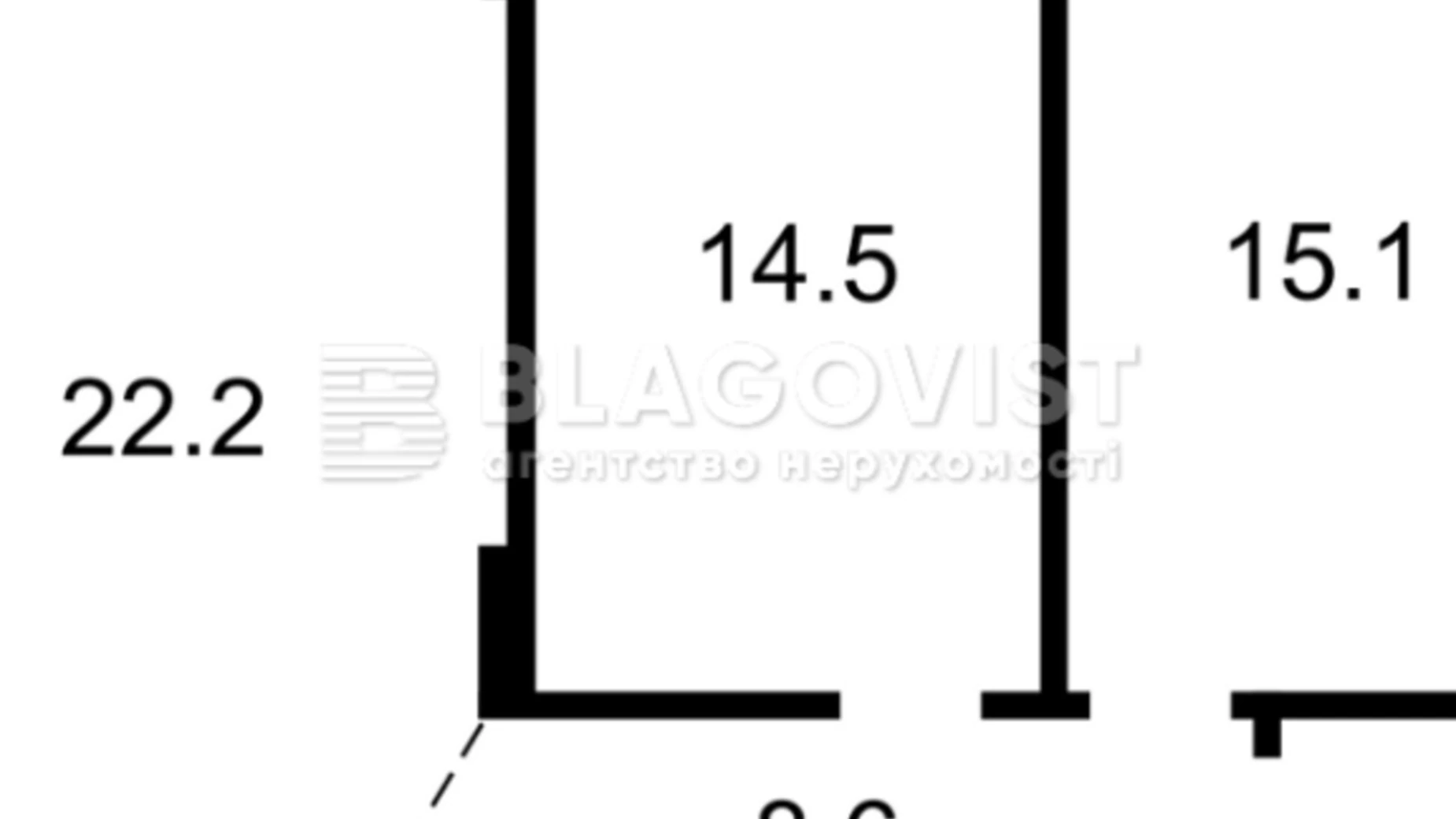 Продается 2-комнатная квартира 81 кв. м в Киеве, просп. Правды, 14