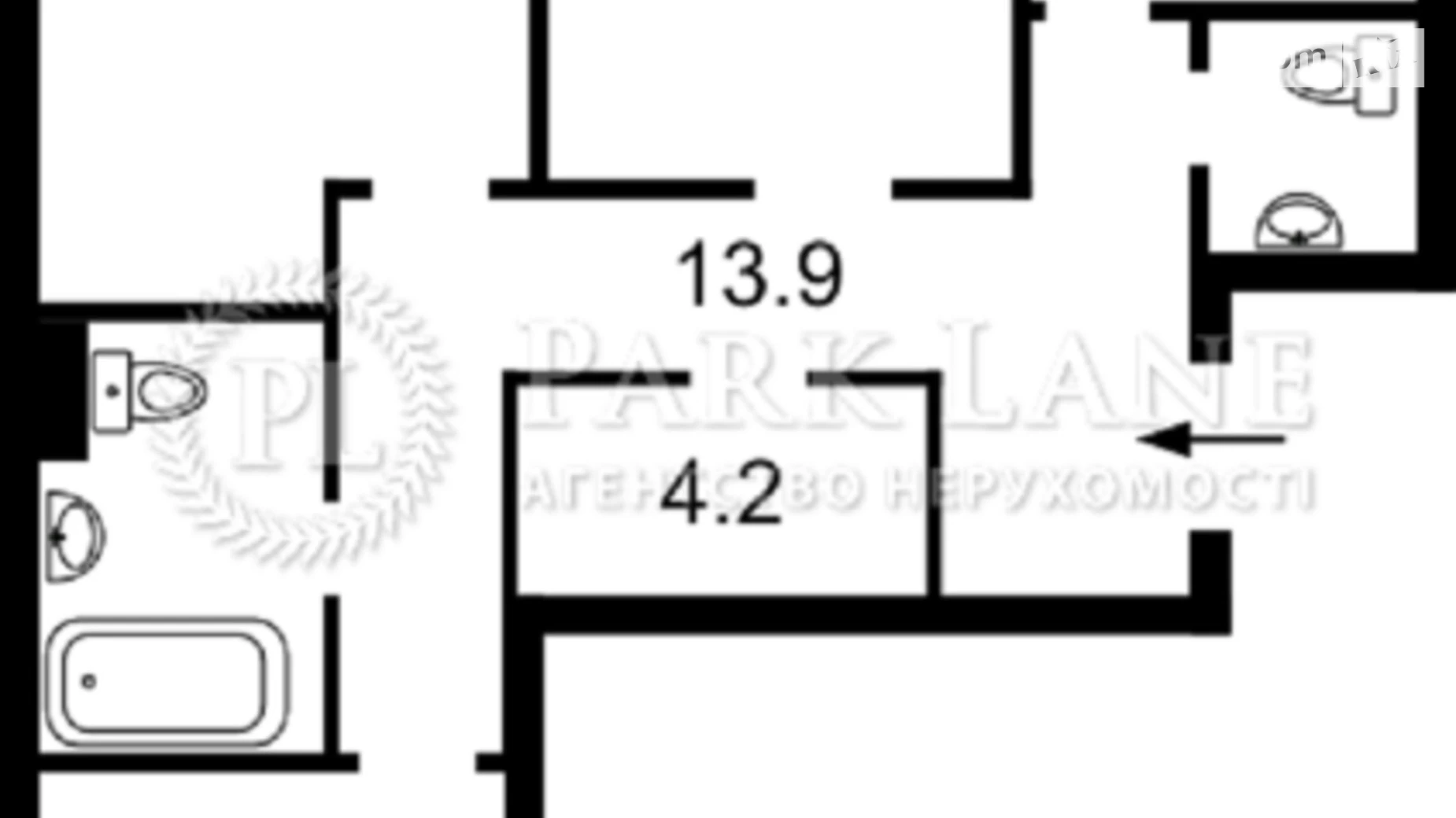 Продается 3-комнатная квартира 106 кв. м в Киеве, ул. Бульварно-Кудрявская, 17