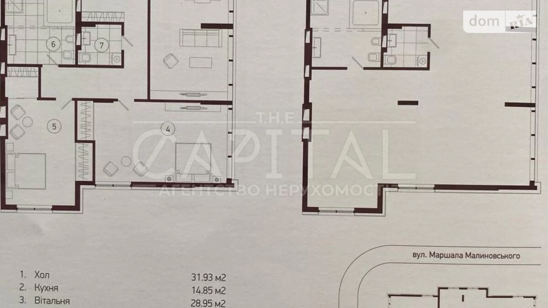 Продается 3-комнатная квартира 299.2 кв. м в Киеве, просп. Оболонский, 6А