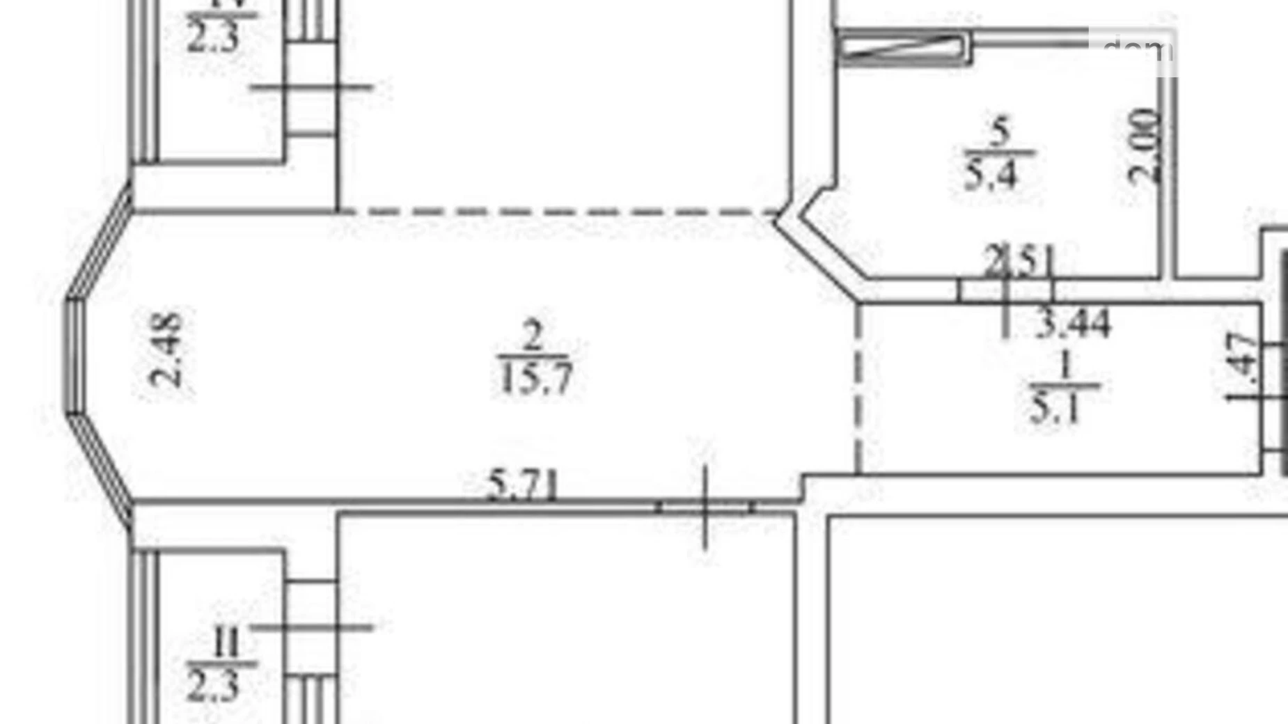 Продається 2-кімнатна квартира 71 кв. м у Києві, пров. Лабораторний, 6