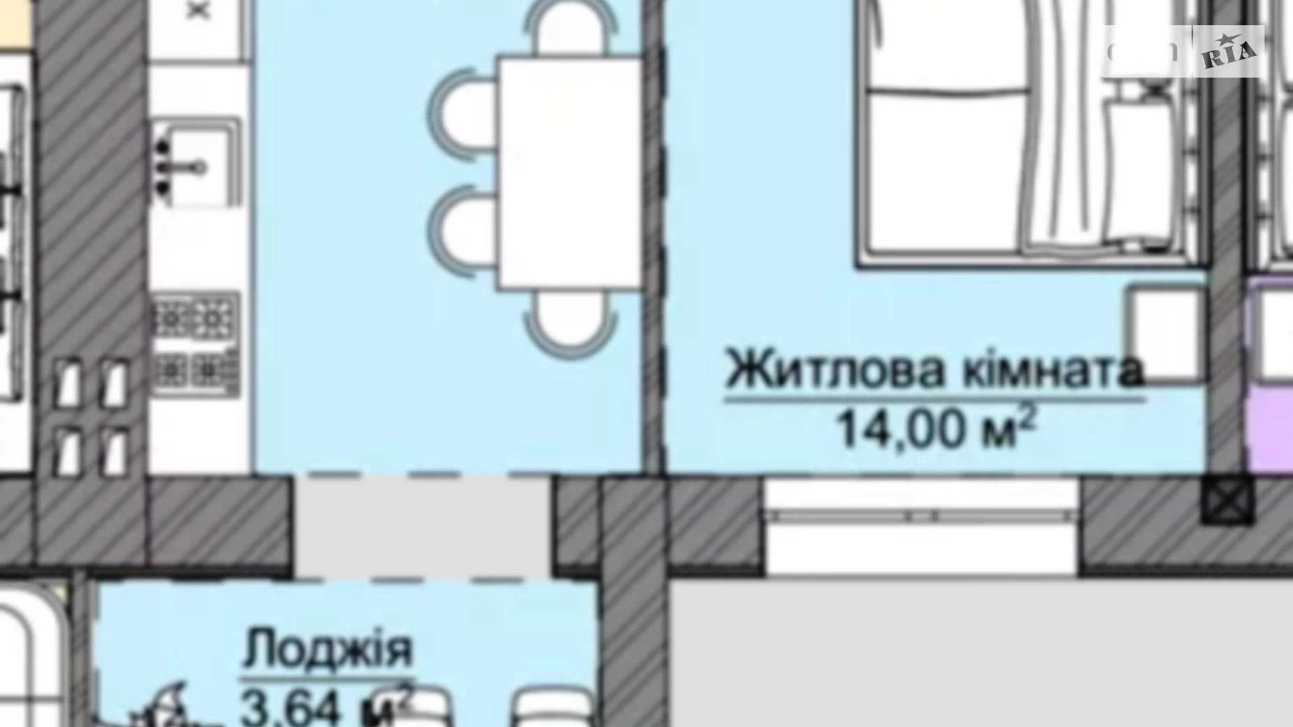 Продається 1-кімнатна квартира 43.15 кв. м у Одесі, вул. Палія Семена