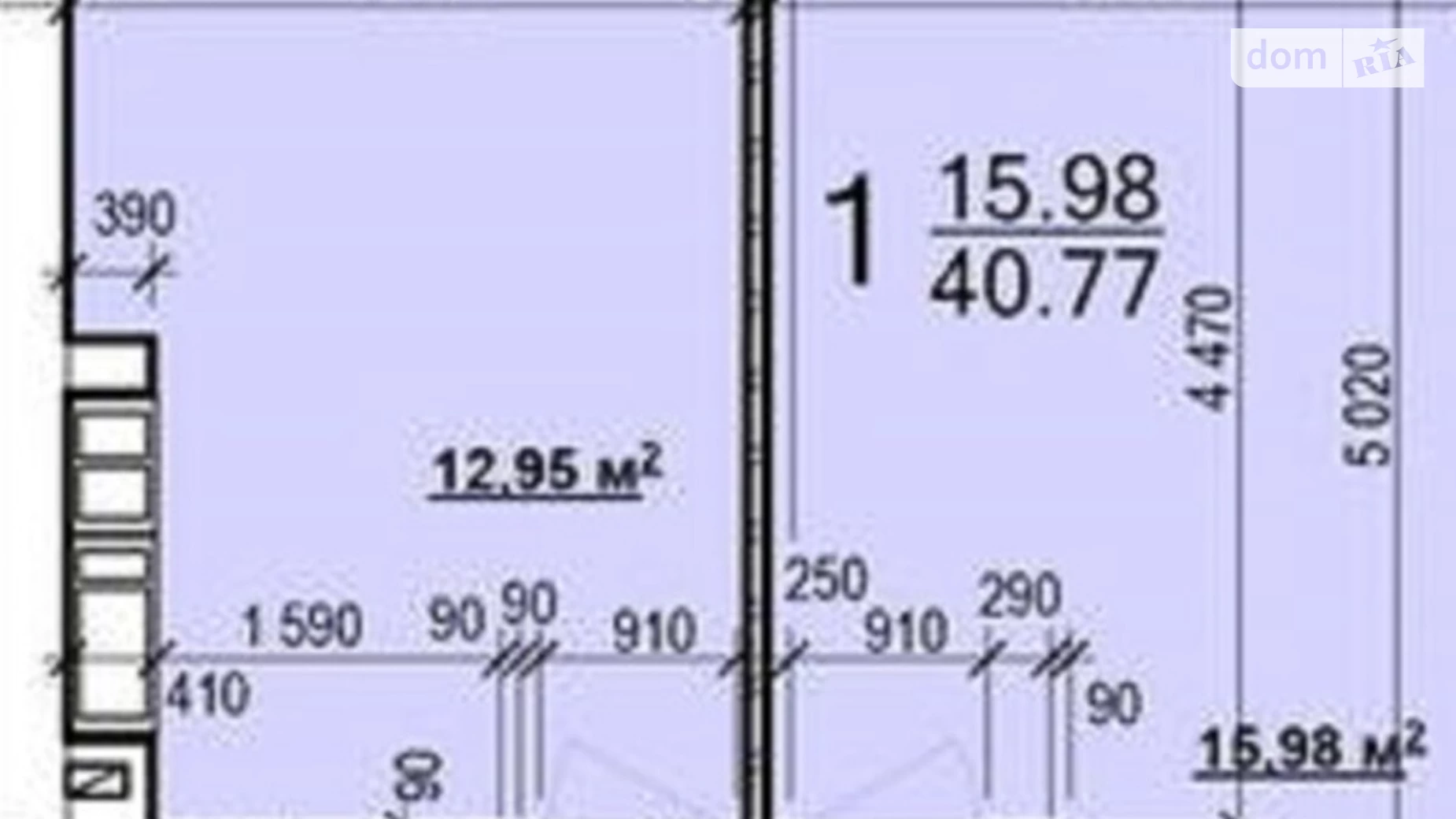 Продается 1-комнатная квартира 40.77 кв. м в Харькове, ул. Мира