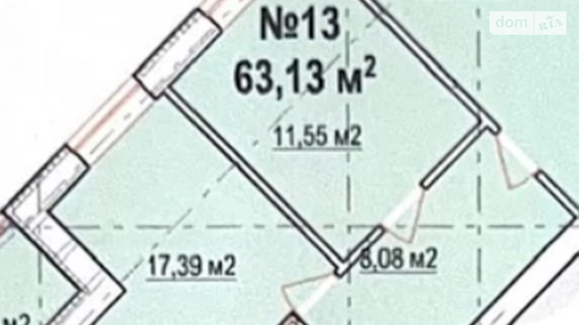 Продається 2-кімнатна квартира 63.13 кв. м у Зарванцях, вул. Одеська - фото 2