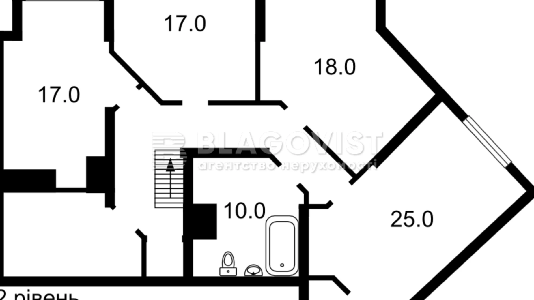 Продается 6-комнатная квартира 212 кв. м в Киеве, ул. Срибнокильская, 1