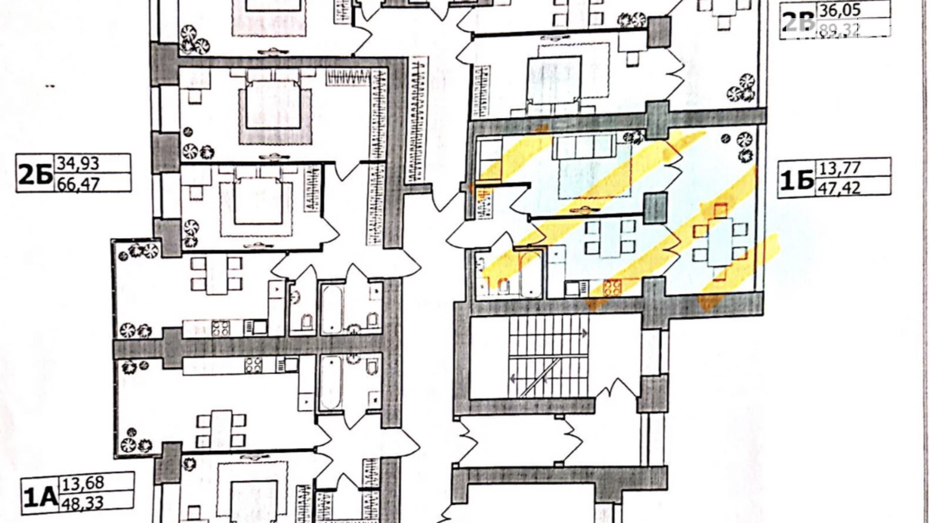 Продается 1-комнатная квартира 48 кв. м в Ирпене, ул. Тургеневская, 24