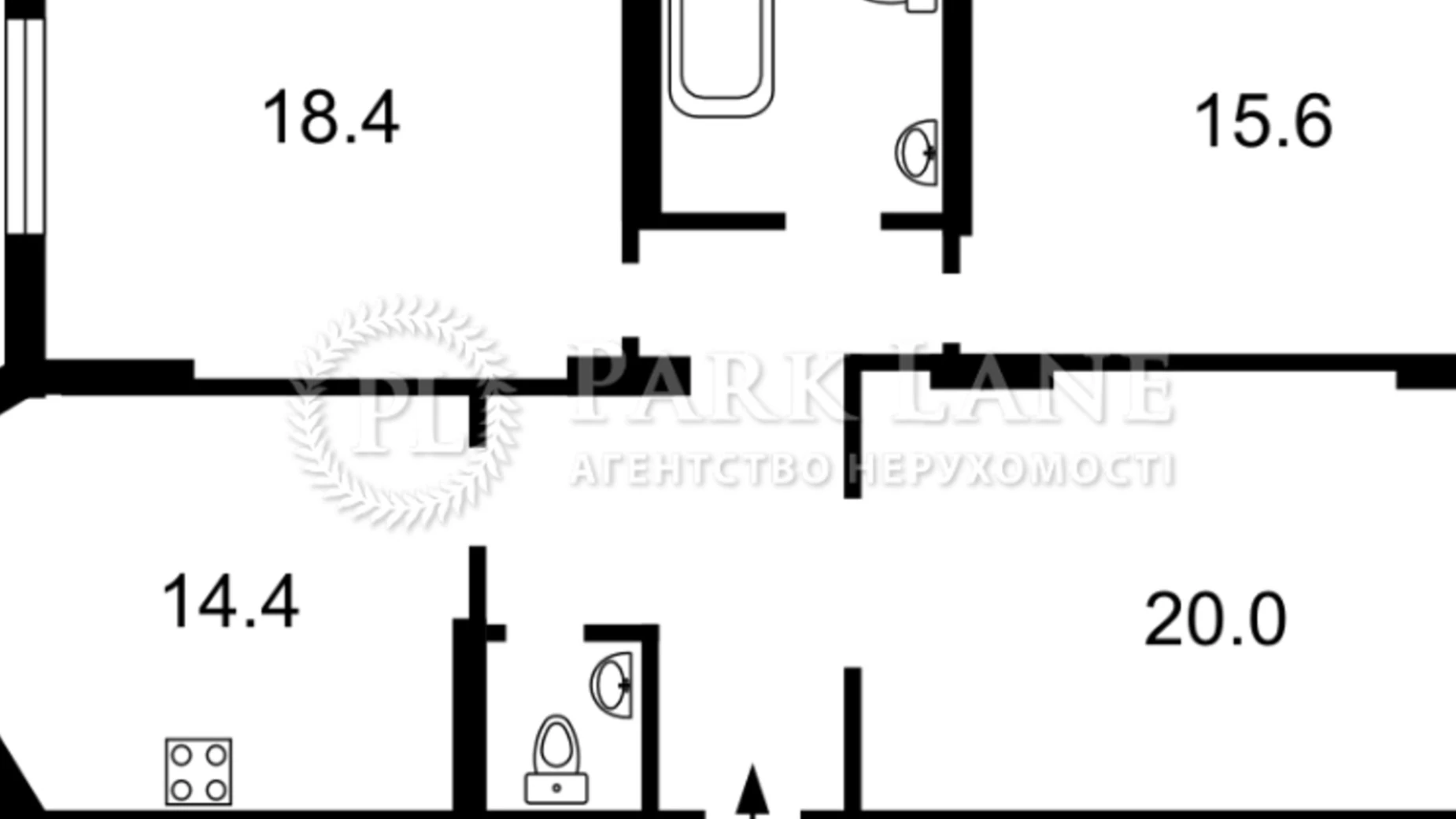 Продается 3-комнатная квартира 95 кв. м в Киеве, просп. Науки, 62А - фото 2