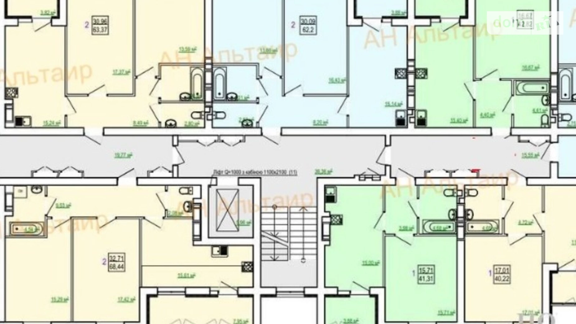 Продается 2-комнатная квартира 68.44 кв. м в Харькове, ул. Полтавский Шлях