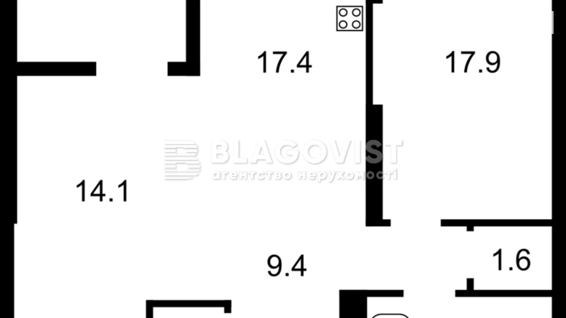 Продается 3-комнатная квартира 99 кв. м в Киеве, ул. Антоновича(Горького), 74